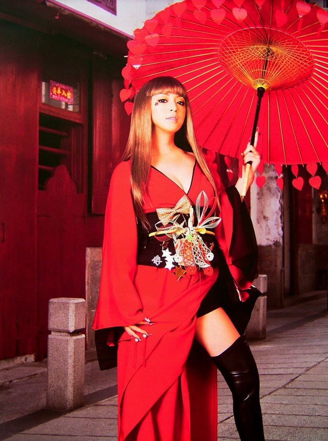 J-Pop singer, Hamasaki Ayumi,